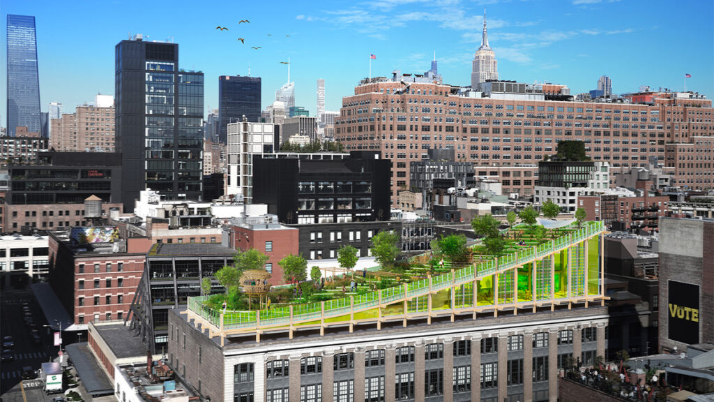 A biotope above Manhattan