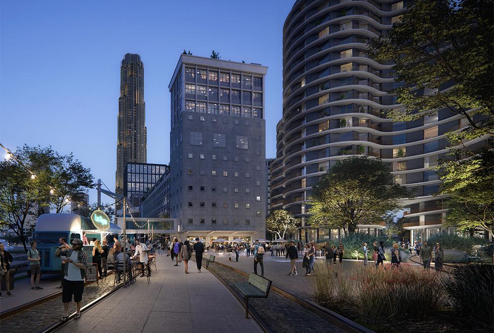 Masterplan für Rotterdam: Das Büro Powerhouse Company verwandelt das historische Codrico Gelände in einen glitzernden Mix aus Alt und Neu. (Bild: Plomp)