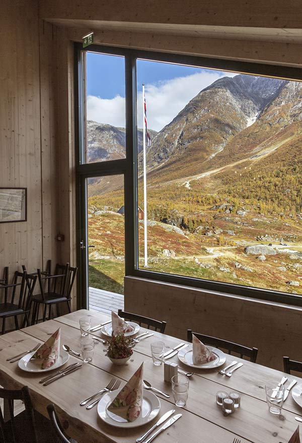 Dining room, Tungestolen, Snohetta