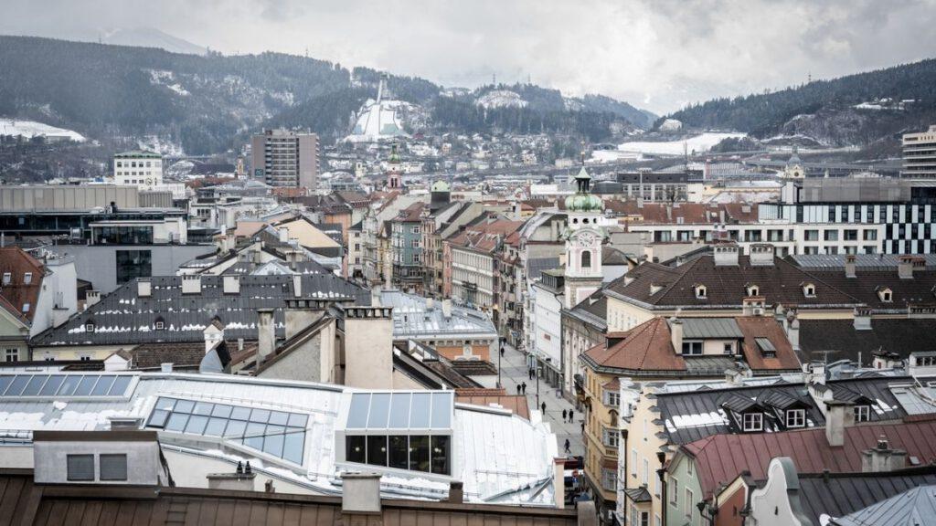 Ausblick von den Glaskuben aus