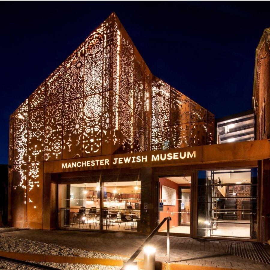 der Anbau des jüdischen Museums in Manchester