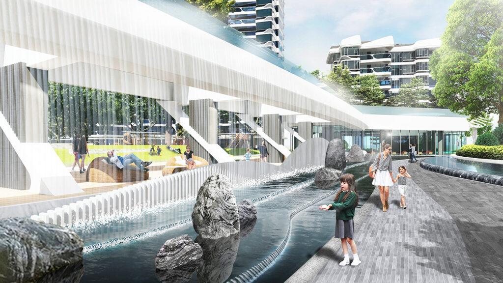 Der Wasser-Wohnpark von Zhuhai (Bild: LWK + Partners)