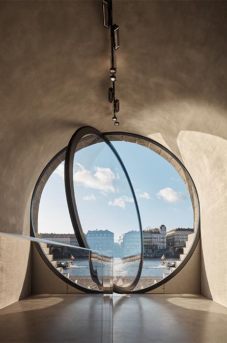 Architect Petr Janda redesigned the old vaults along the riverfront in Prague (Credit: BoysPlayNice)