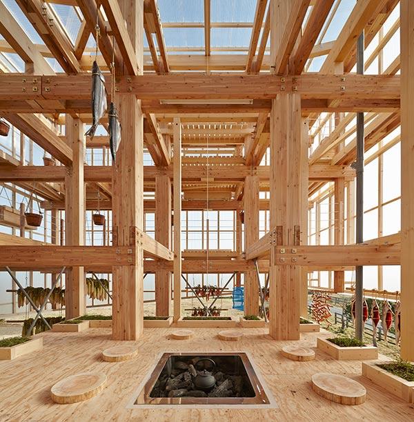 Tea Platform, Nest we Grow, Kengo Kuma