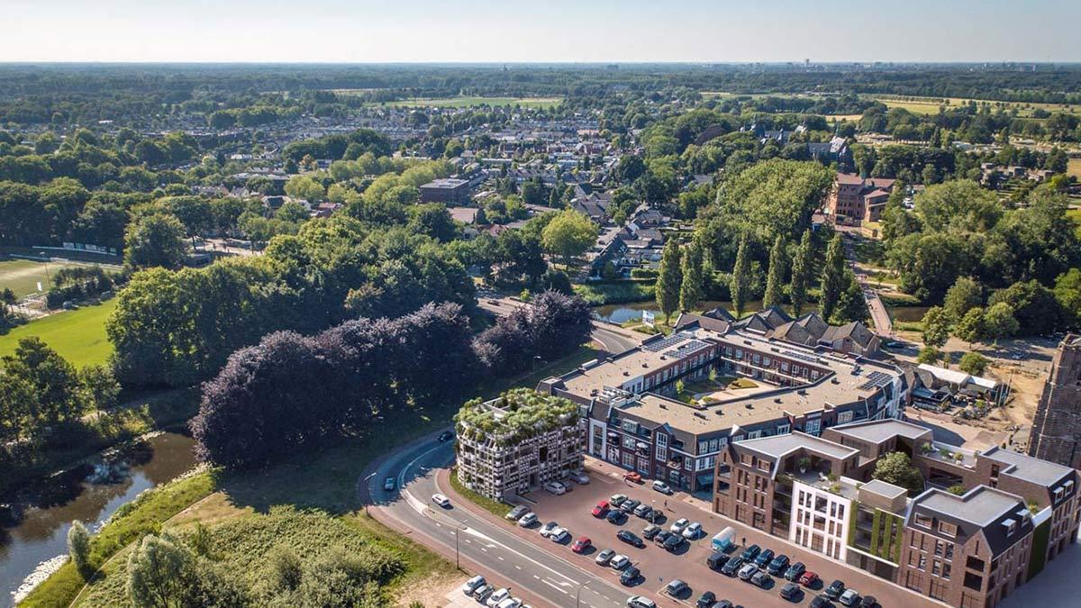 Aerial, Green Villa, MVRDV