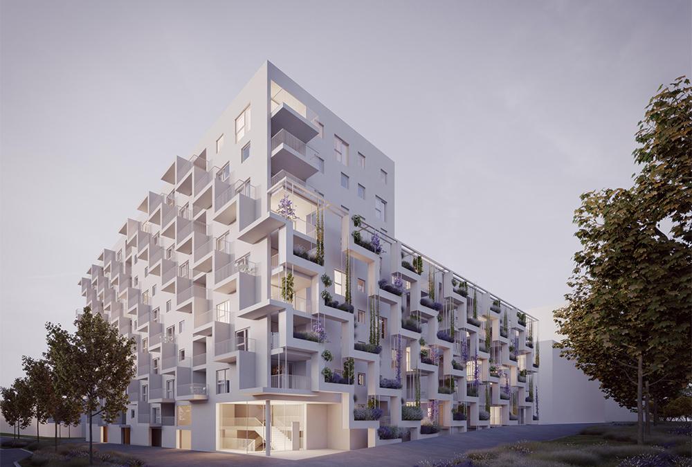 Contemporary and liveable: Nerma Linsberger’s design for the social housing project “WILLLI”. (Image: Office le Nomade)