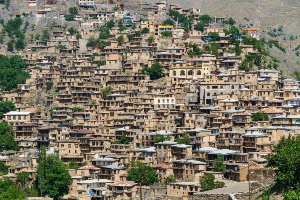 das Dorf Kang nahe bei Mashhad im Nordosten Irans