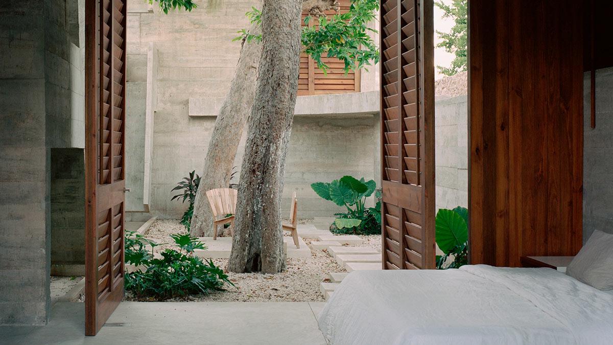 Bedroom, Casa Merida, Ludwig Godefroy, Mexiko