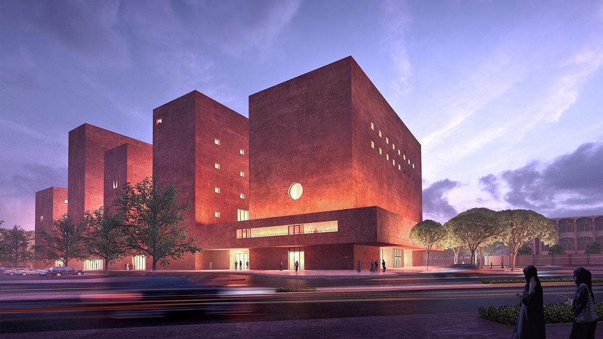 Nacht, Africa Institute, VAE, Adjaye Associates