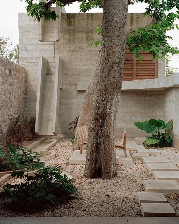 Garten, Casa Merida, Ludwig Godefroy, Mexiko