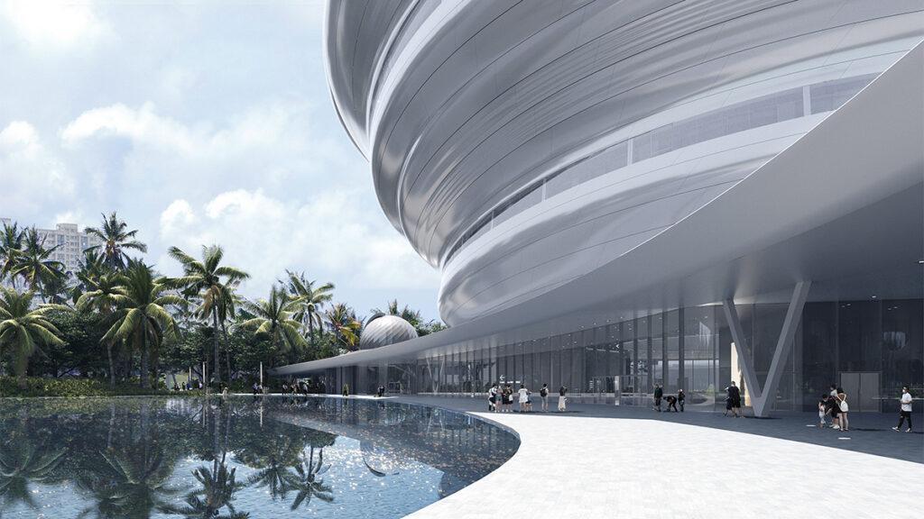 Das neue, von MAD designte Museum für Wissenschaft und Technologie in Hainan soll Lust auf Bildung machen. (Bild: MAD architects)