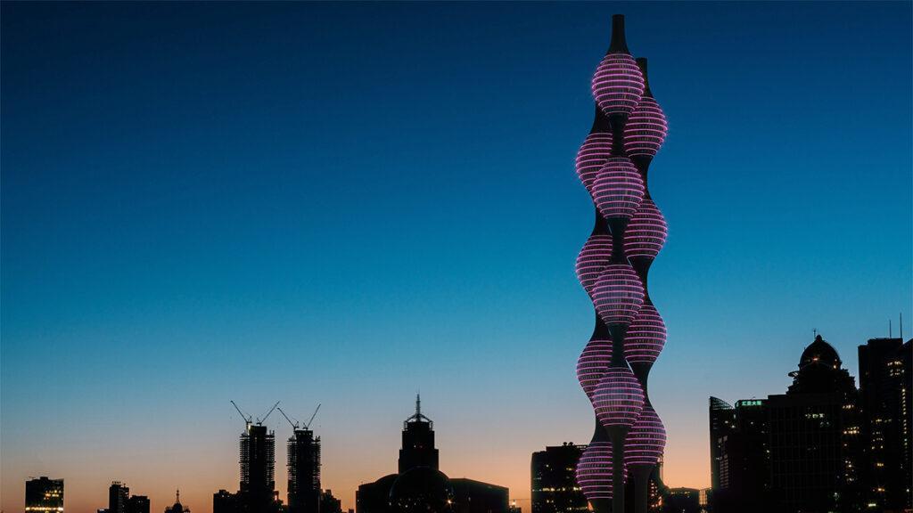Turm-Vision in drei Teilen (Bild: Hayri Atak Architectural Design Studio)