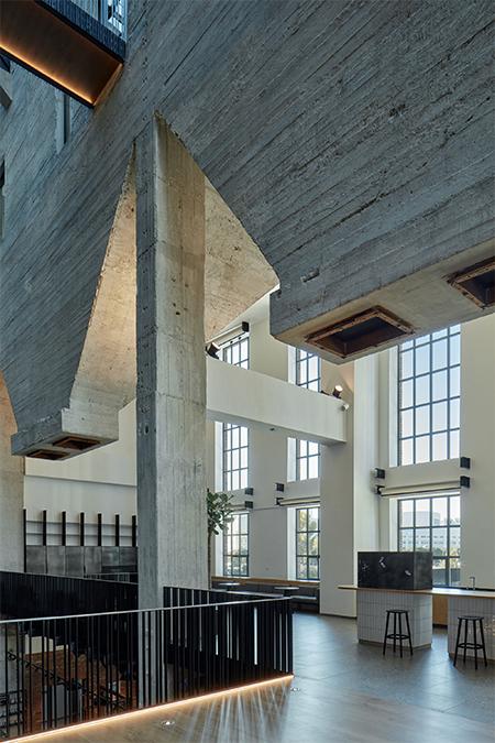 The new Base4Work co-working centre in the old Jurkovič heating plant. (Credit: BoysPlayNice)