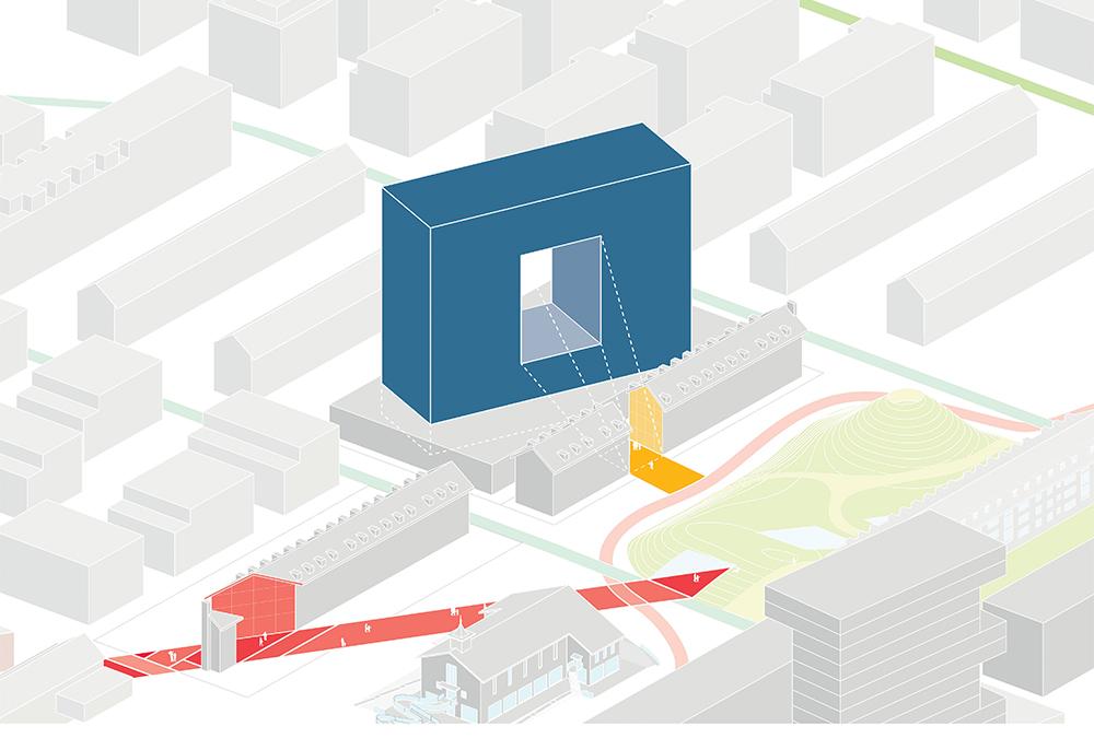 Axial intersection. (Credit: MVRDV)