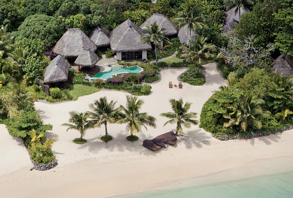 Paradies am Strand: Eine „Plantation Villa“ des Resorts im Südpazifik. (Bild: COMO Hotels und Resorts)