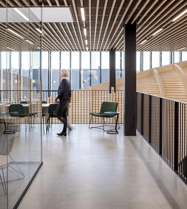 Upper floor, Lemvig Klimatorium, 3XN