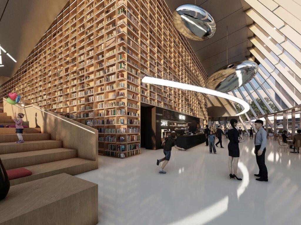 Bibliotheksarchitektur von aeo architects