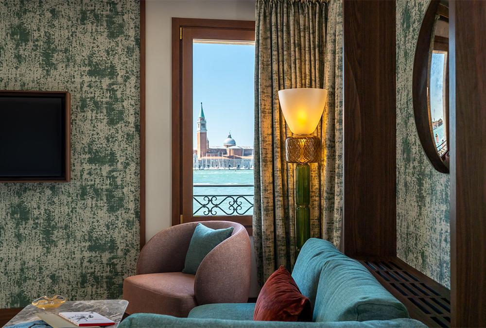 Herrliche Aussicht: „Ca' di Dio“ Suite mit Blick auf San Marco. (Bild: Ca' di Dio)