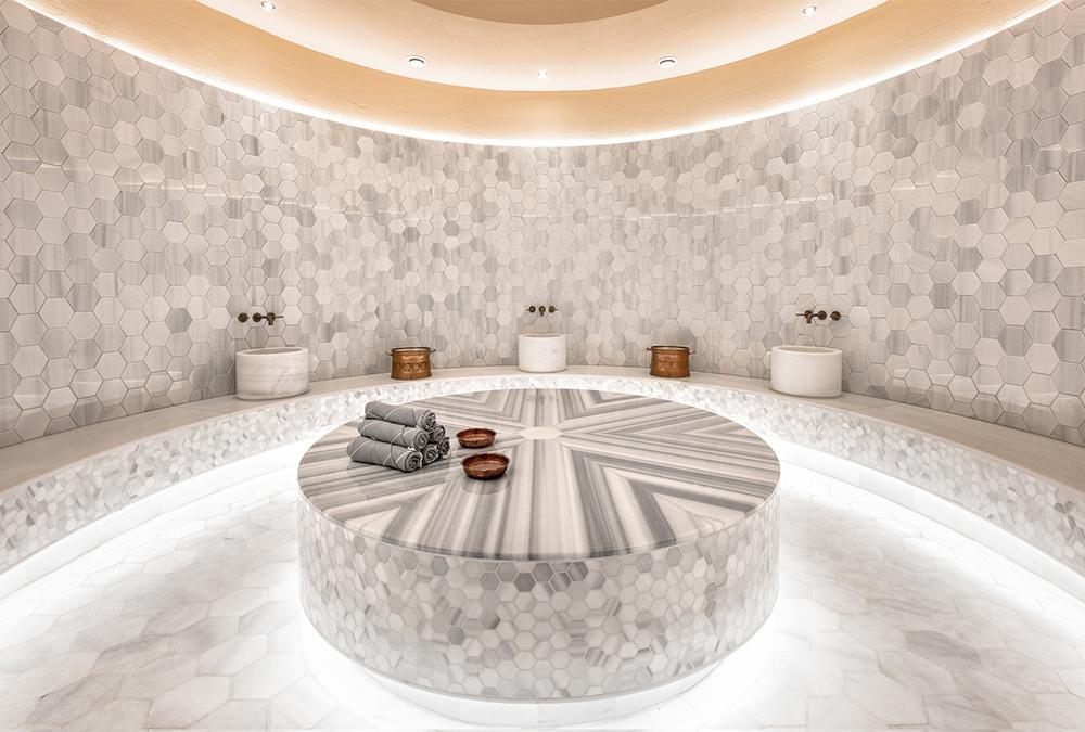 Das türkische Hammam des neuen Insel-Resorts auf Bodufushi. (Bild: JOALI BEING)