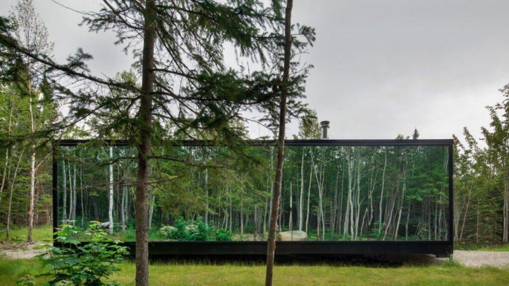 Forest Glamp Hütten in Québec von Bourgeois Lechasseur Architekten