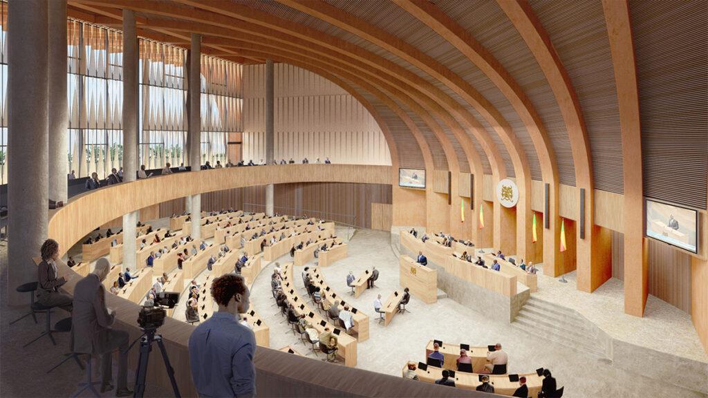 Pritzker-Preis für Francis Kéré: Benin National Assembly in Porto-Novo, Republik Benin (derzeit im Bau). (Bild: Kéré Architecture)