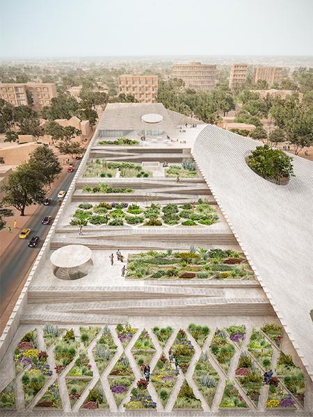 Projekte wie Burkina Fasos National Assembly ebneten den Weg zum Pritzker-Preis. (Bild: Kéré Architecture)