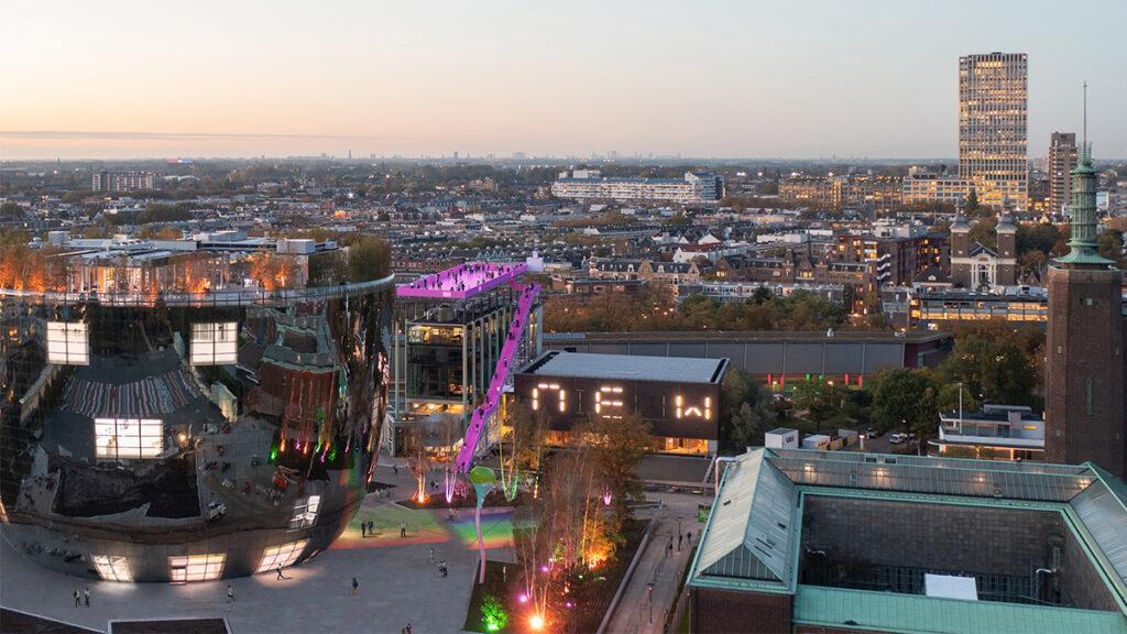 Über den Dächern von Rotterdam (Bild: MVRDV)