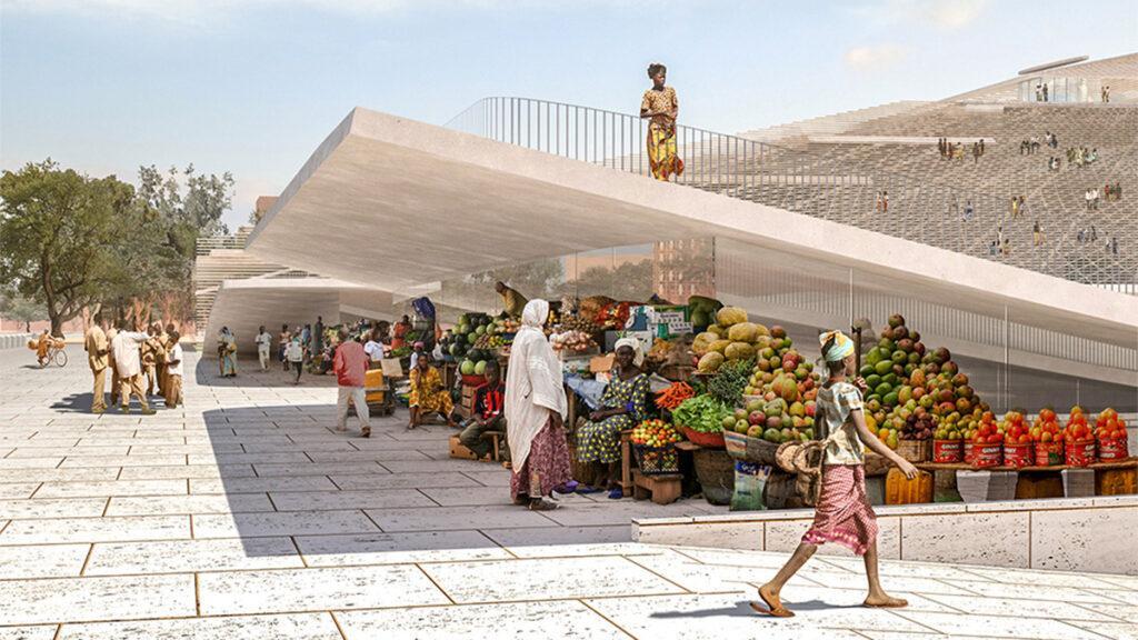 Pritzker-Preis für Francis Kéré: Rendering zum Projekt Burkina Faso National Assembly. (Bild: Kéré Architecture)