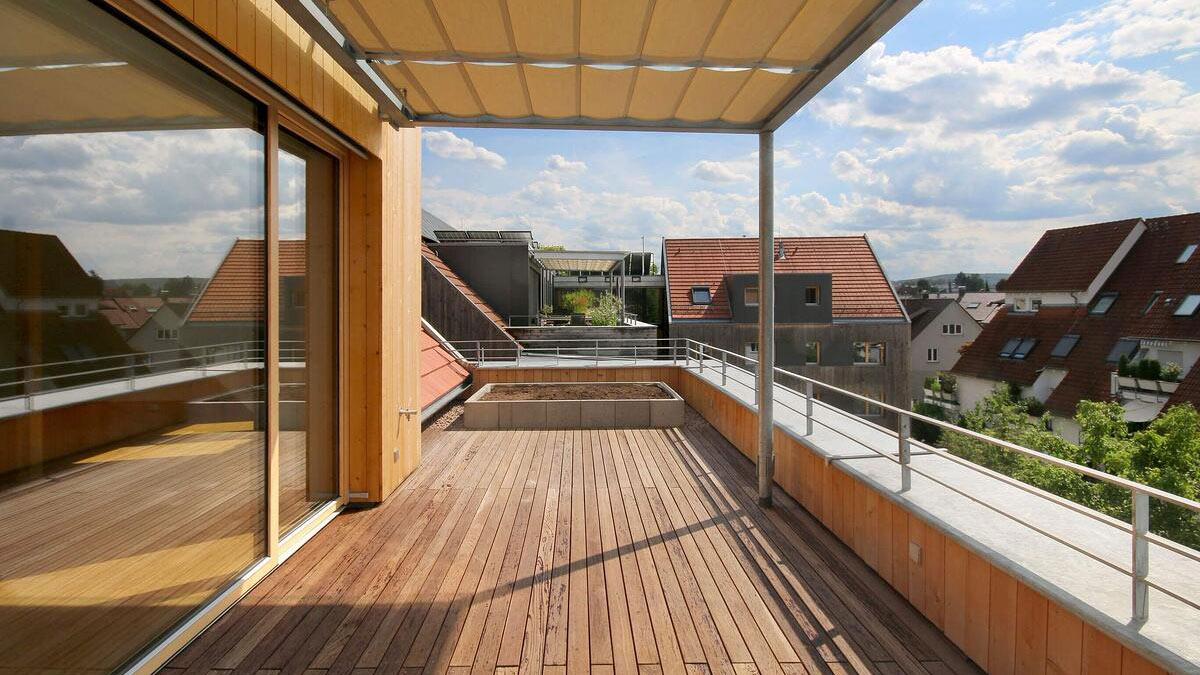 Terrasse, Eisbärhaus, Bankwitz