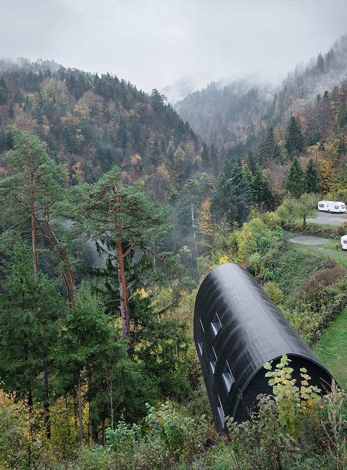 Himmelchalet, Alpencamping Nenzing, Hammerer Architekten