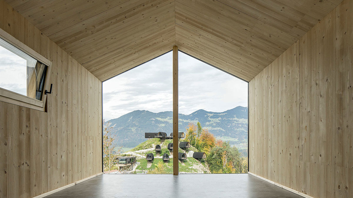 Himmelchalets, Alpencamping Nenzing, Hammerer Architekten