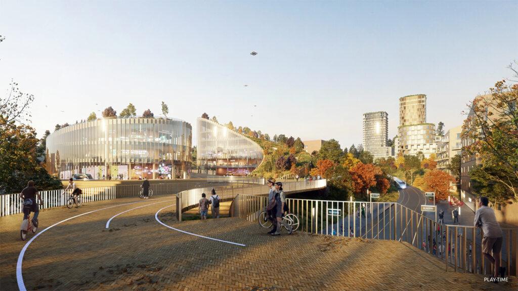 Groß, zukunftsorientiert, umwelt- und menschenfreundlich: Oslo Science City. (Bild: Play-Time)