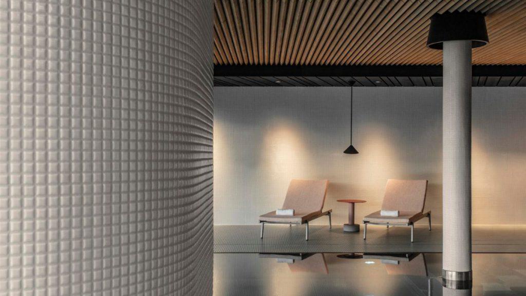 Wellness area with Appiani mosaic tiles