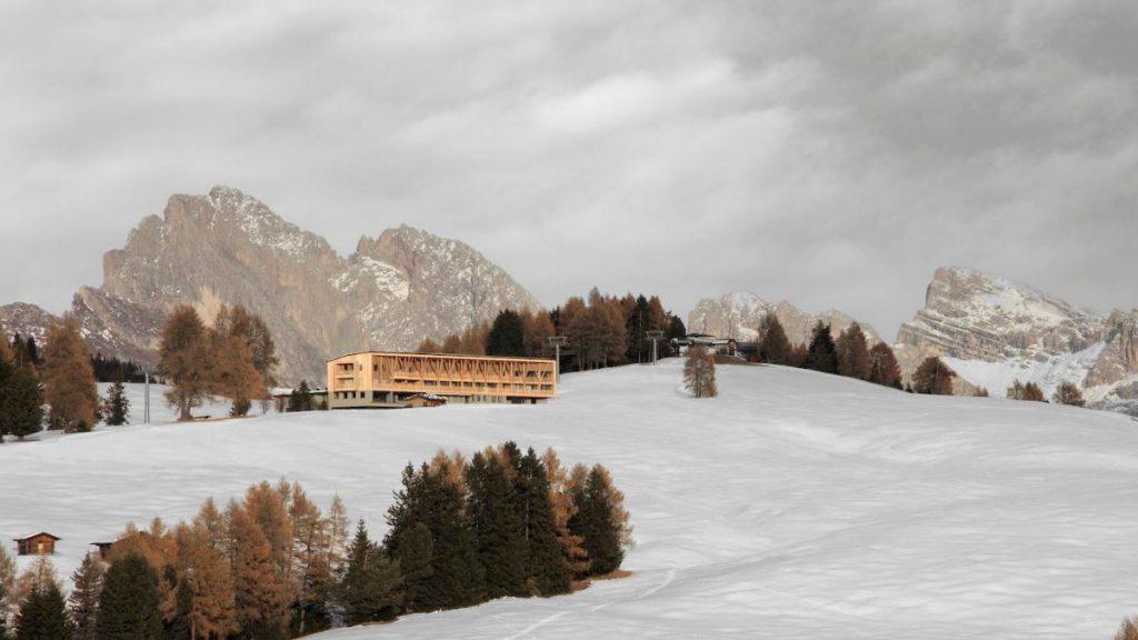Alpine lodges redeveloped
