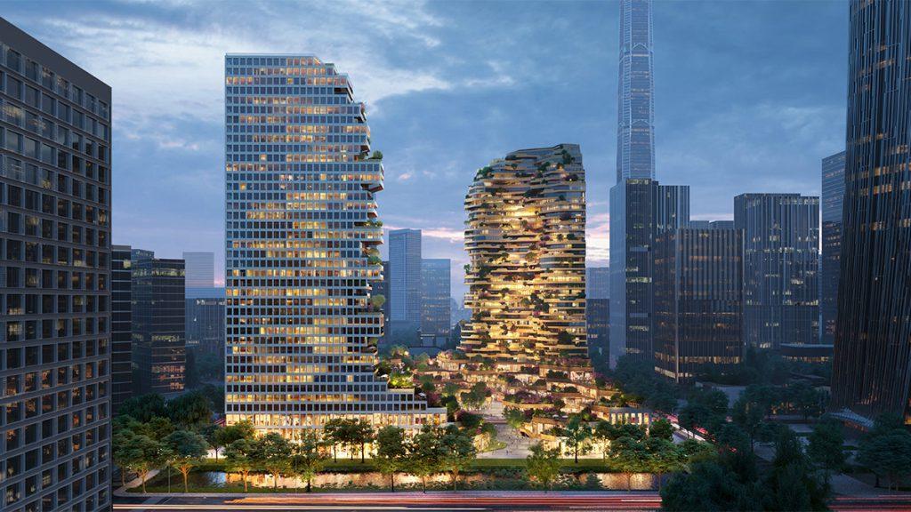 „Oasis Towers“: Grüne Oase für Nanjing. (Bild: Atchain)