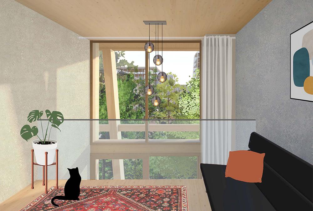 „Robin Wood“: Günstiger Wohntraum in Holz, designt von Marc Koehler Architects und ANA Architects. (Bild: Marc Koehler Architects