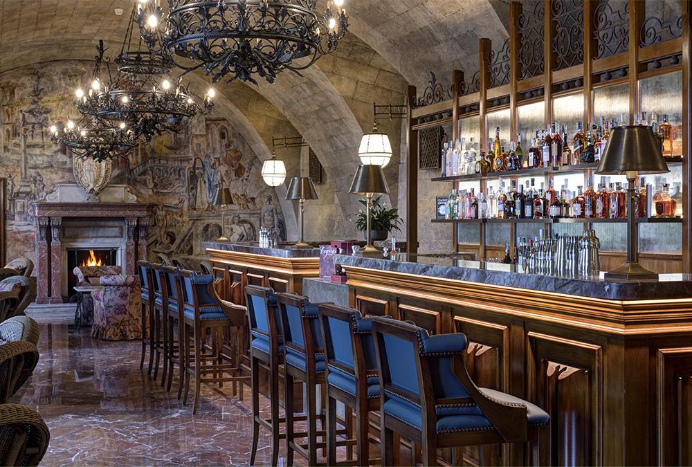 Die „Terrazza Bar“ des Luxushotels „Villa Igiea“. (Bild: Rocco Forte Hotels)