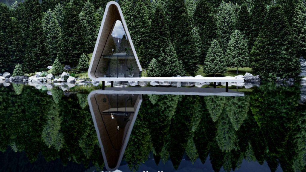 Die Waldhütten Cabin x Woods nach dem Design von MxM architecture