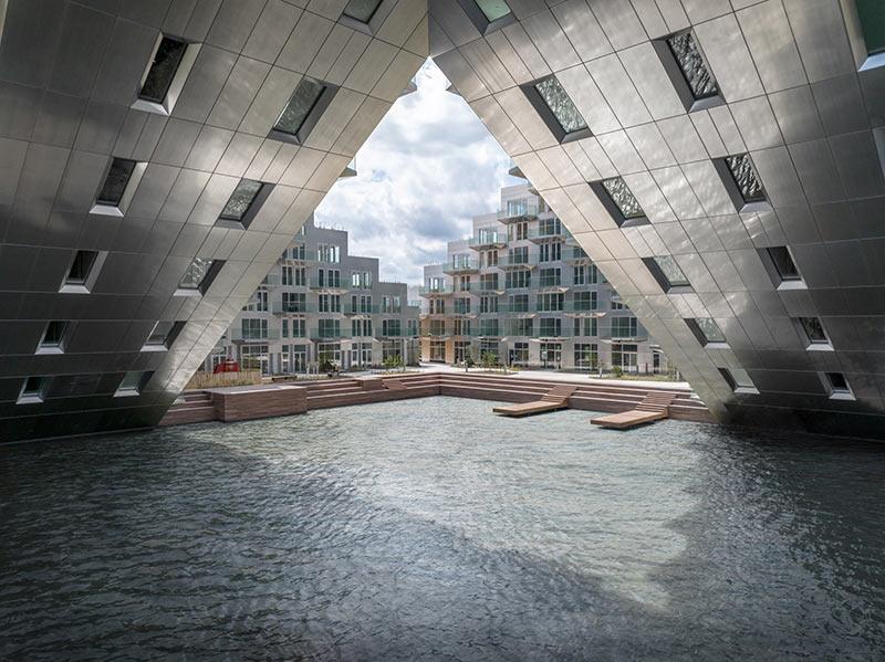 Sluishuis, Amsterdam, BIG, Barcode Architects