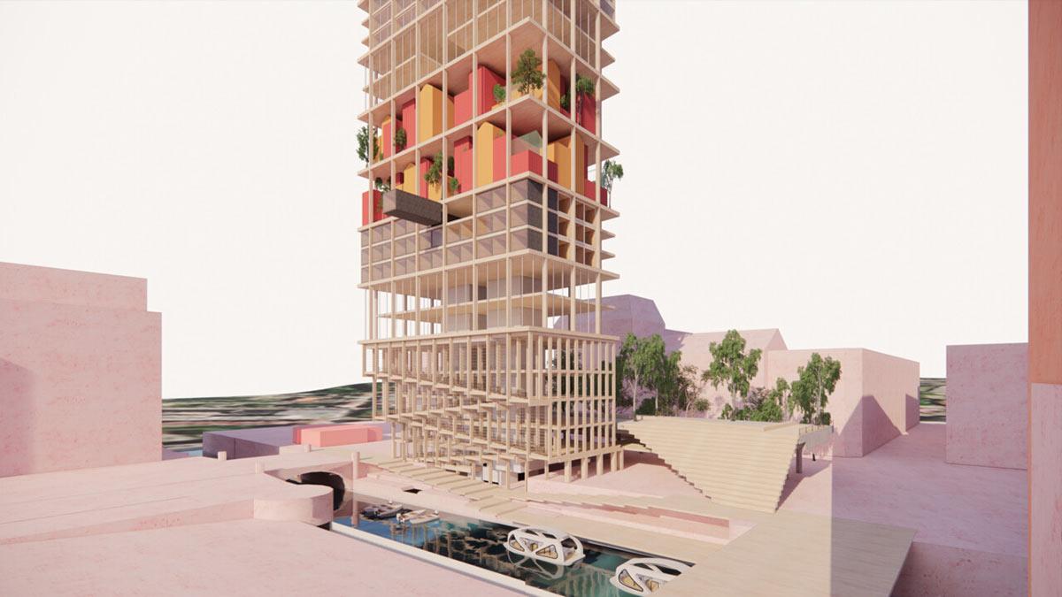 Superstruktur, Regenerative High-Rise, Haptic Architects, Ramboll