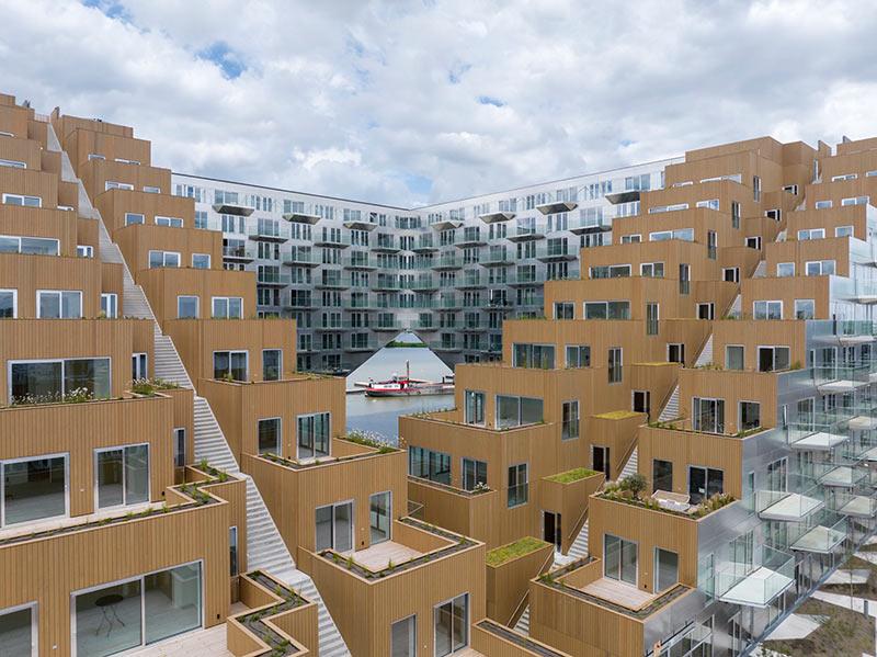 Terrassen, Sluishuis, Amsterdam, BIG, Barcode Architects