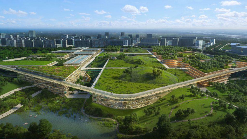 Chengdu Future Science and Technology City, geplant von OMA und GMP