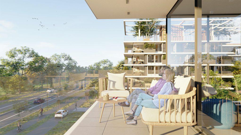 The new council flats in Punta del Este offer a healthy quality of life. (Credit: Guevara Ottonello Arquitectos)