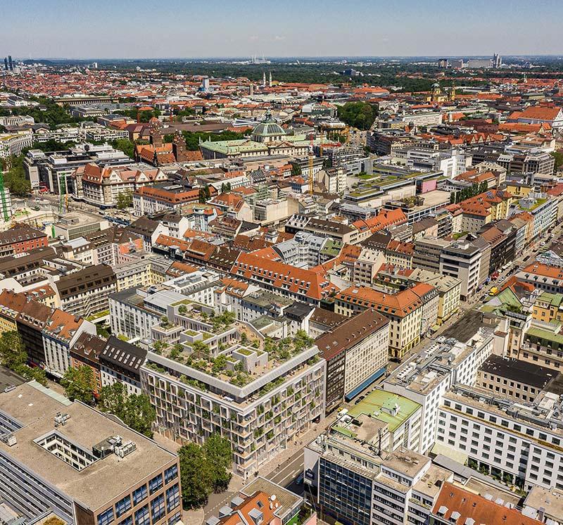 Bahnhofsviertel, Accumulata, Axa, Holz-Hybrid-Bürogebäude