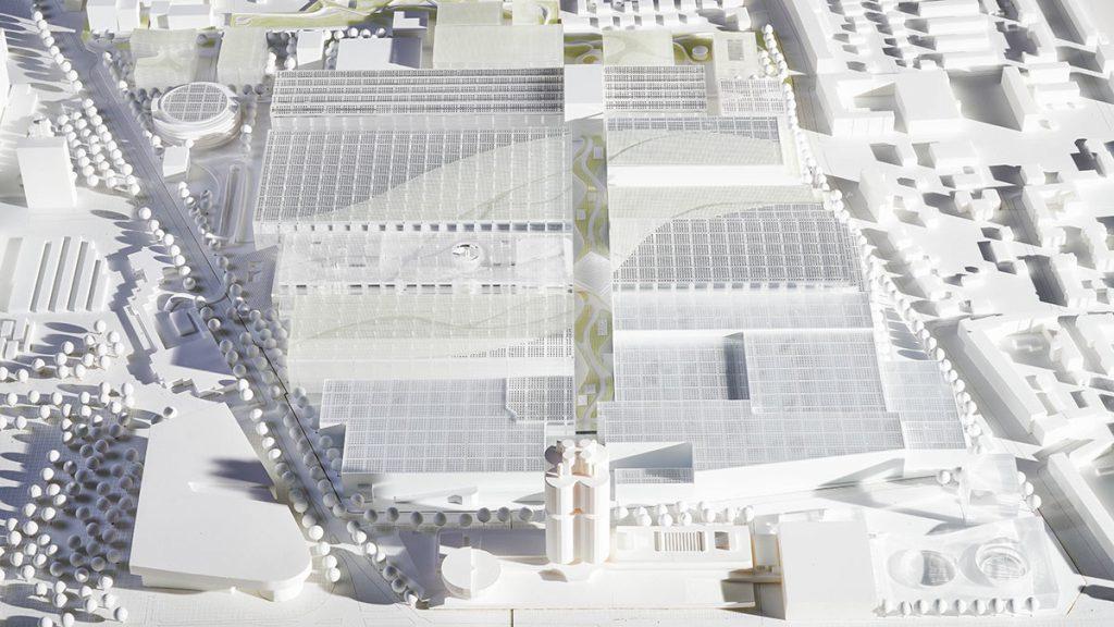 Modell, BMW, München, Masterplan, OMA, 3XN/GXN