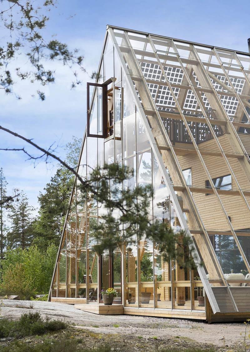 Atri, Naturvillan, Sweden, self-sufficient, glasshouse