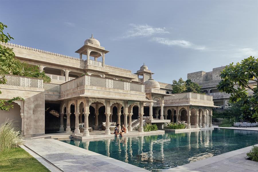 Rani Bagh: Erholung pur mit „India-Feeling" im Traumhotel im indischen Palast. (Bild: Six Senses).