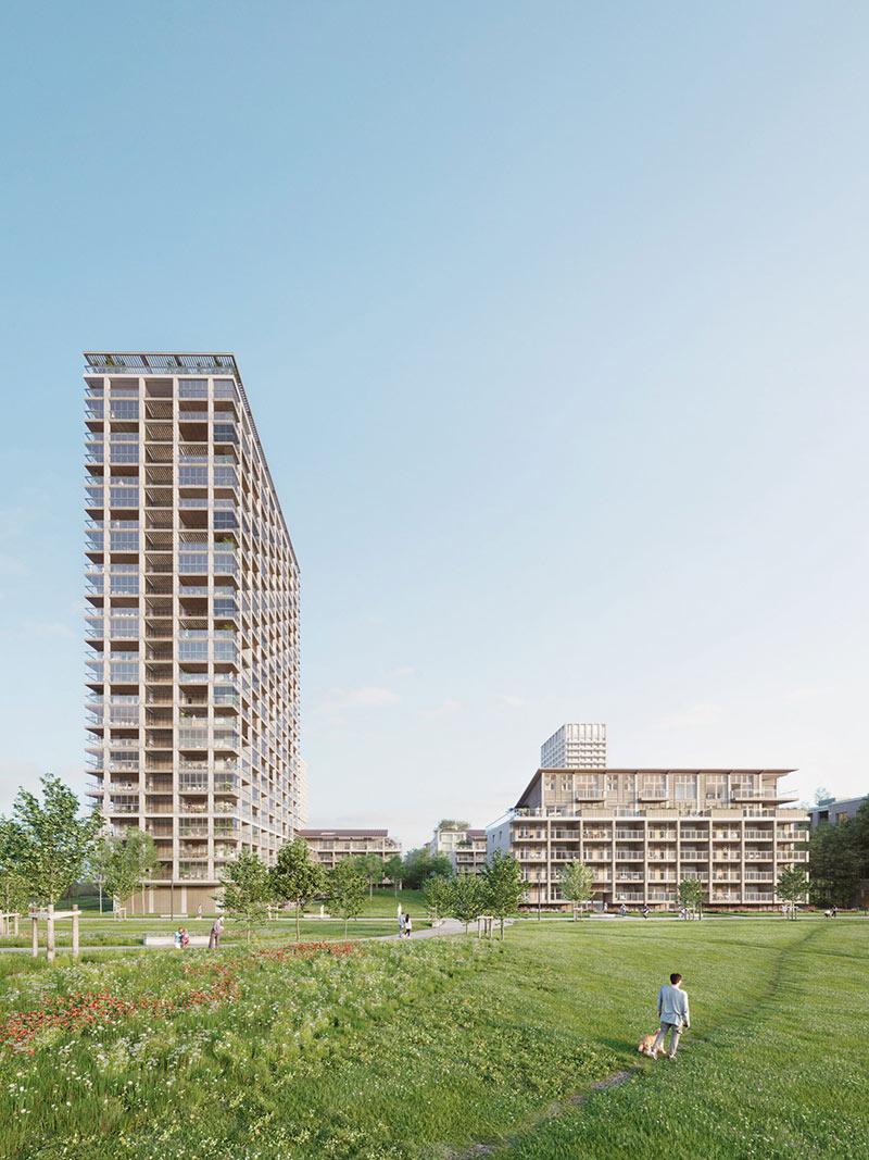 BAN, Shigeru Ban, Holz-Hybrid, Antwerpen