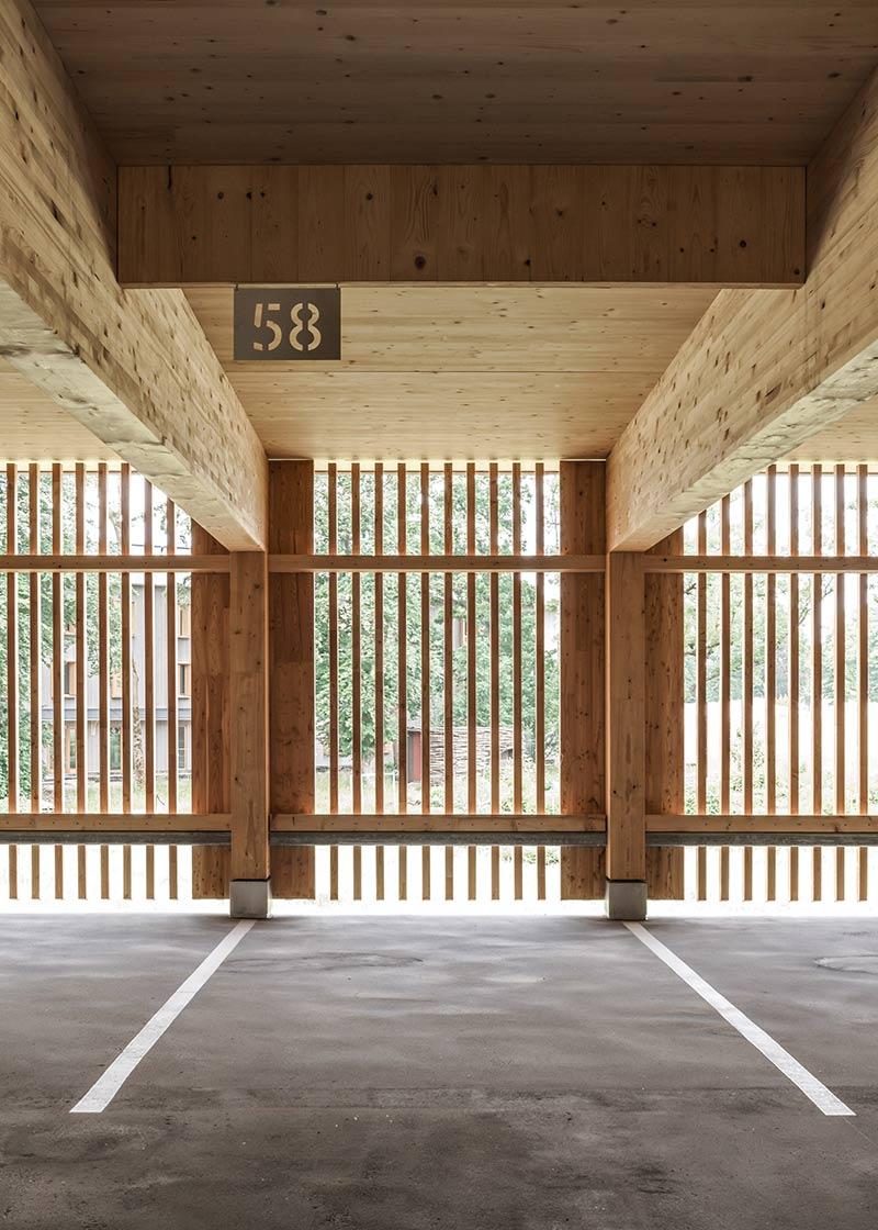 B&O Parkhaus, Bad Aibling, Wood City, HK Architekten