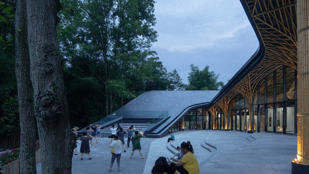Qionglai Bamboo Pavilion, UNO Architects